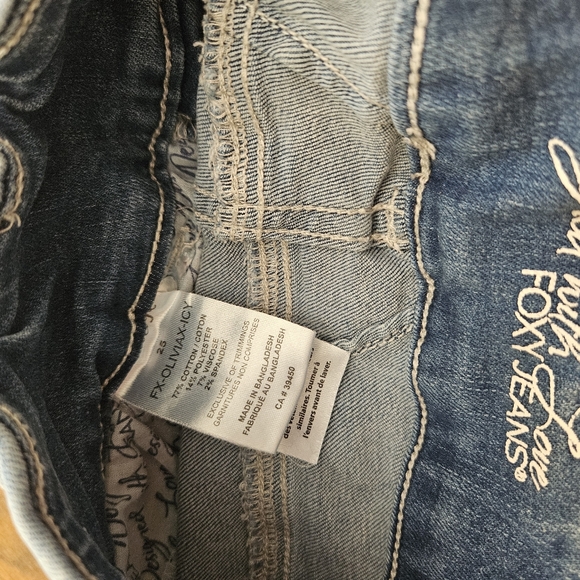 Foxy Jeans pull on jeggings icy blue - Picture 3 of 4